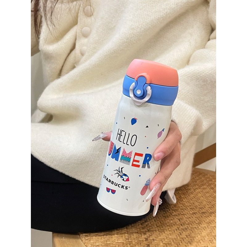 (HÀNG SẴN) Tặng kèm túi khi mua bình giữ nhiệt Star.buck.s hello summer siêu xinh