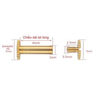 Vít vặn đồng mũ mỏng