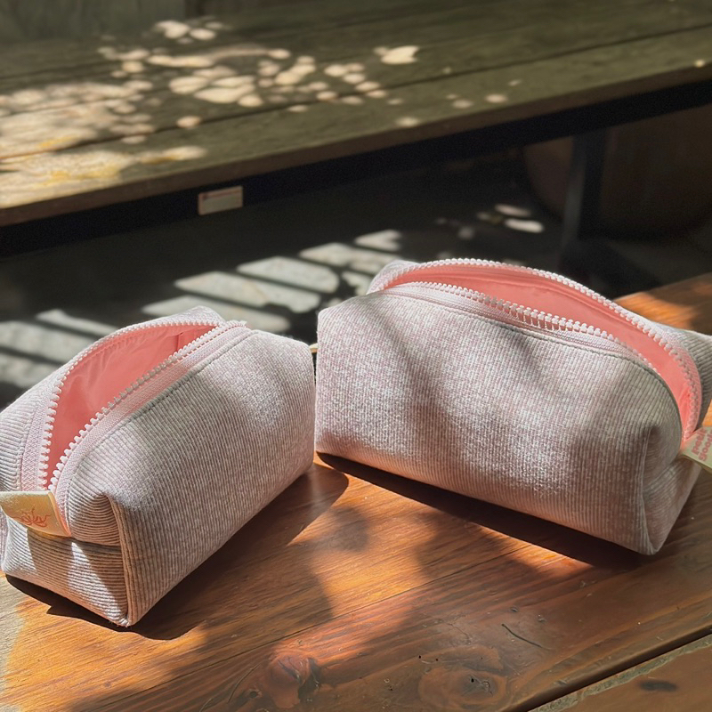 Hộp Bút Hoa Nhí Màu Tím Pastel “LILAC” - Pouch Makeup