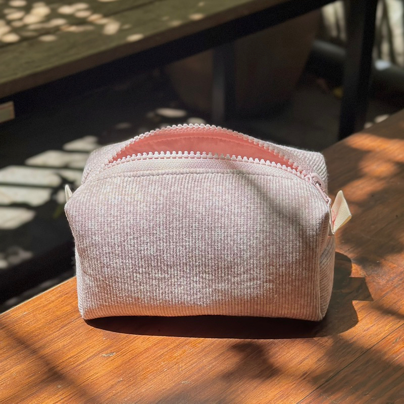 Hộp Bút Hoa Nhí Màu Tím Pastel “LILAC” - Pouch Makeup