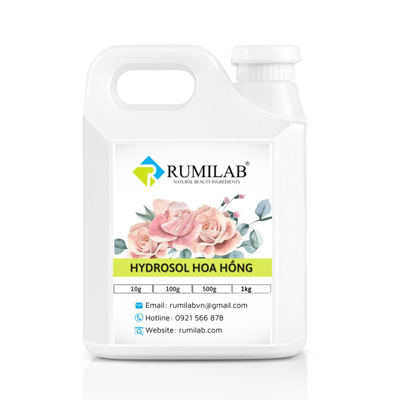 100MlL - Hydroso Hoa Hồng - Nguyên liệu mỹ phẩm Rumilab