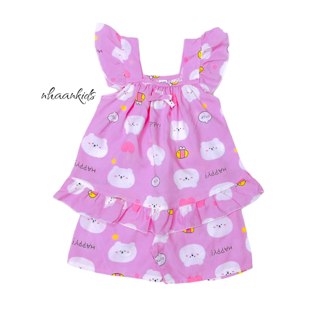 BỘ TOLE  LANH 2 DA HAI DÂY CÁNH TIÊN SIÊU XINH SIÊU MÁT CHO BÉ GÁI - NHÀ AN KIDS