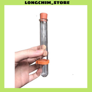 Cóng hút thuỷ tinh chất liệu thuỷ tinh dày dặn khó vỡ kèm tai nút cho chim uống nước(hàng hộp)