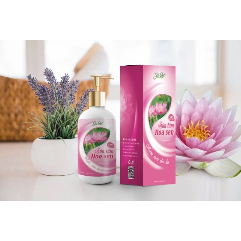 Sữa tắm hoa sen lọ 500ml