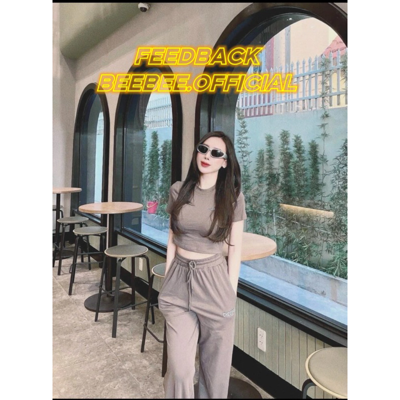 Set bộ áo thun quần thể thao Cotton.