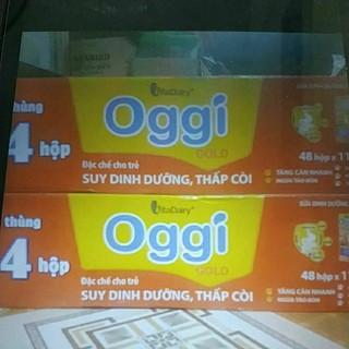 Thùng sữa bột pha sẵn oggi gold / oggi BA /oggi vani 48 hộp x 110ml