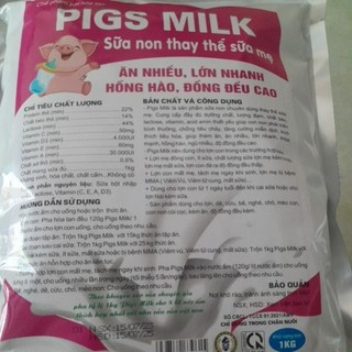 1kg sữa non pigs milk thay thế sữa mẹ heo, trâu bò...