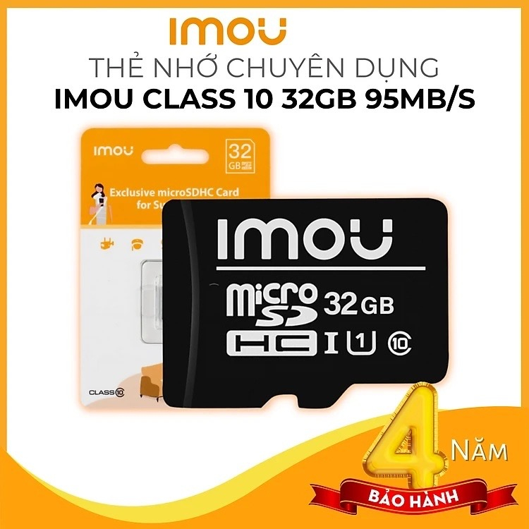 Thẻ nhớ 64GB/32G chính hãng IMOU / EZVIZ chuyên dụng lắp Camera Imou/Ezviz, Bảo hành 24 Tháng đổi mới