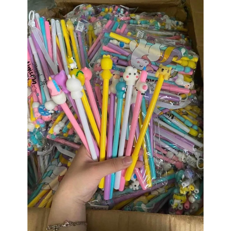 Set 20 túi bút mực nước hình thú