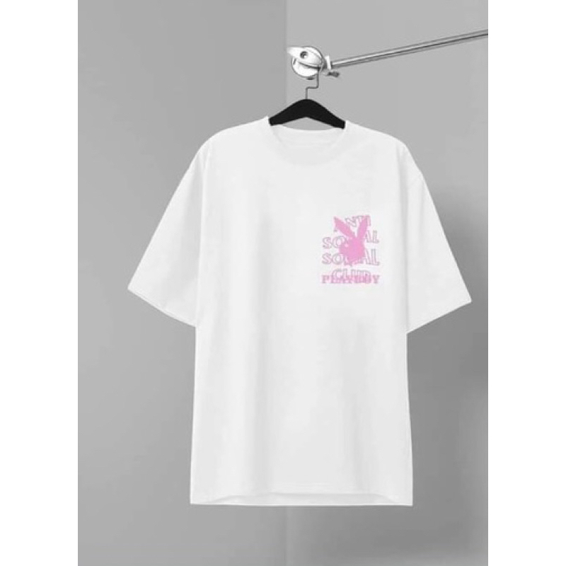 Áo thun ASSC Playboy phong cách, áo phông nam nữ Unisex 2c 100% cotton