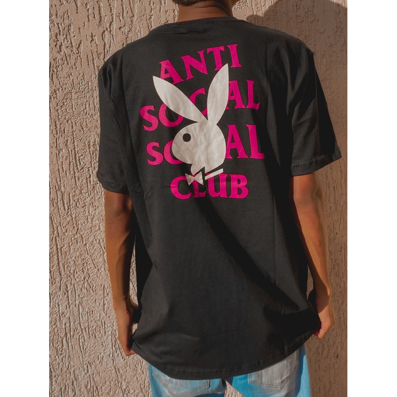 Áo thun ASSC Playboy phong cách, áo phông nam nữ Unisex 2c 100% cotton