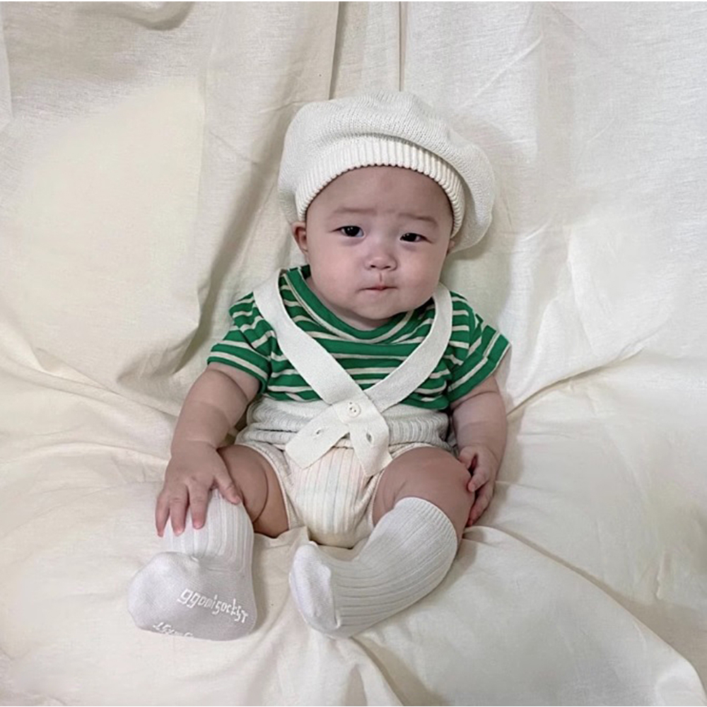 Mũ Nồi Dệt Kim Len Nơ Đáng Yêu Cho Bé Trai Bé Gái