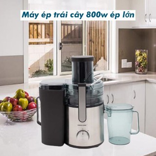 Máy ép trái cây korea king pj-800bs 800w, miệng ép lớn 85mm