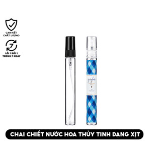 20 Chai lọ chiết thủy tinh nắp nhựa 10ml - Chai thủy tinh chiết nước hoa, body mist