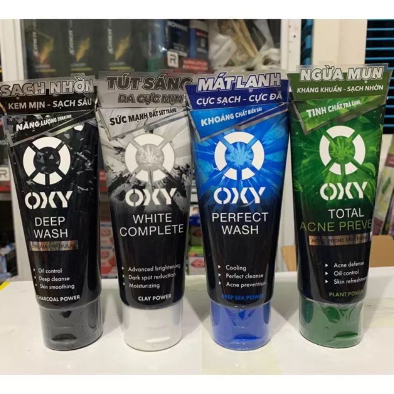 Sữa rửa mặt Oxy cho phái mạnh