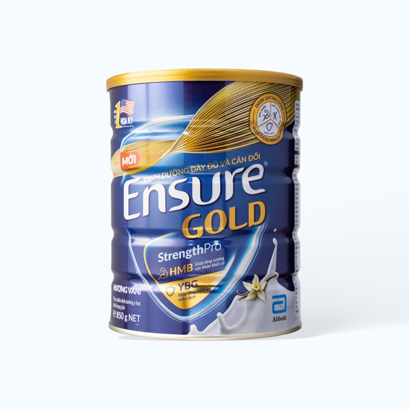 Sữa bột Ensure Gold hương vani (850g)