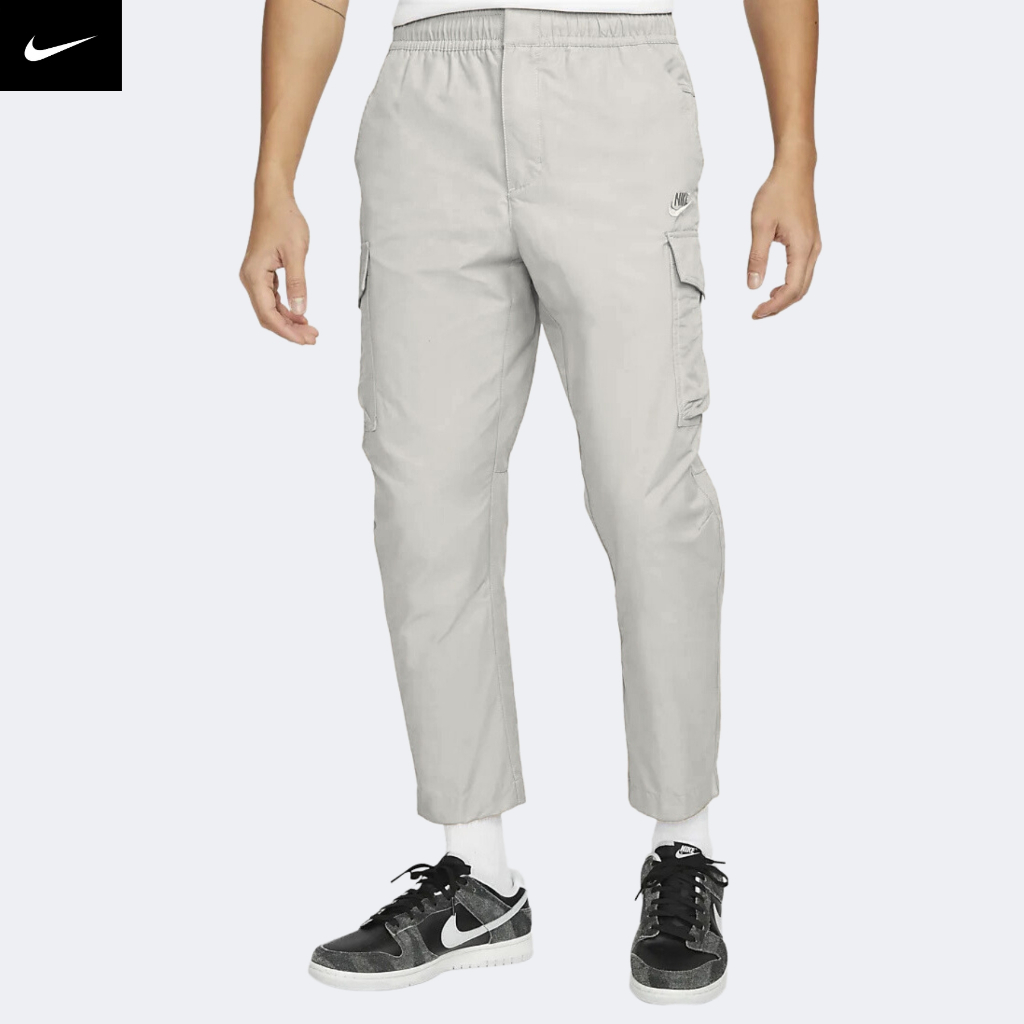 Quần dài thể thao nam Nike Sportswear Men's Utility Cargo Trousers Authentic ; Quần túi hộp chất dù polyester - Xám
