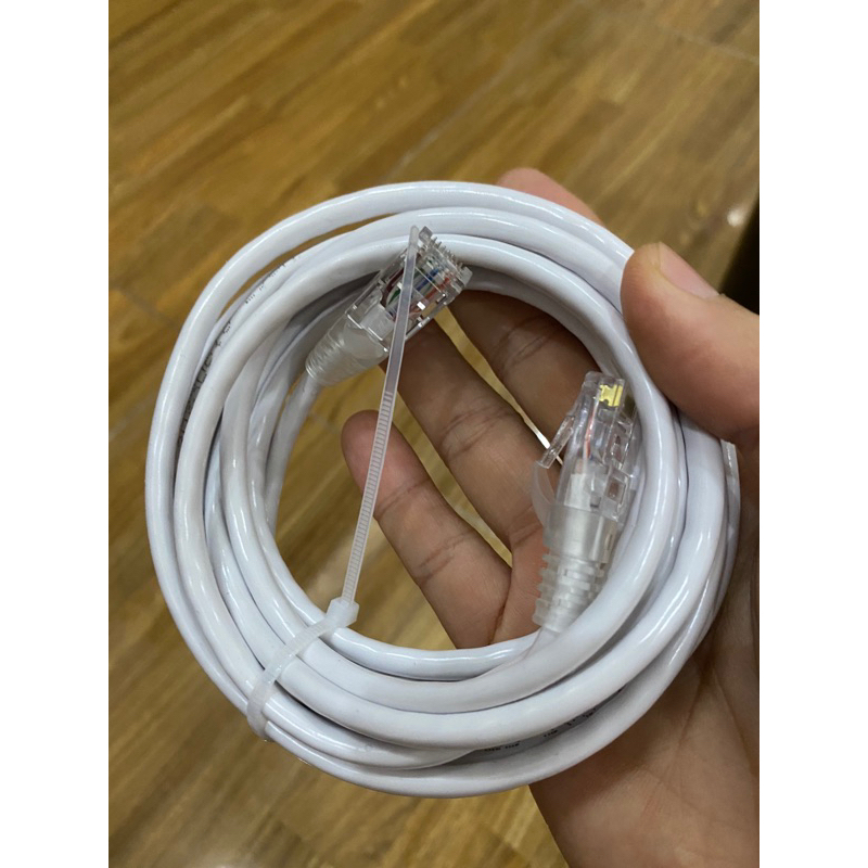 Dây cáp mạng bấm sẵn 2 đầu - 1m - 10m - cat5e trắng