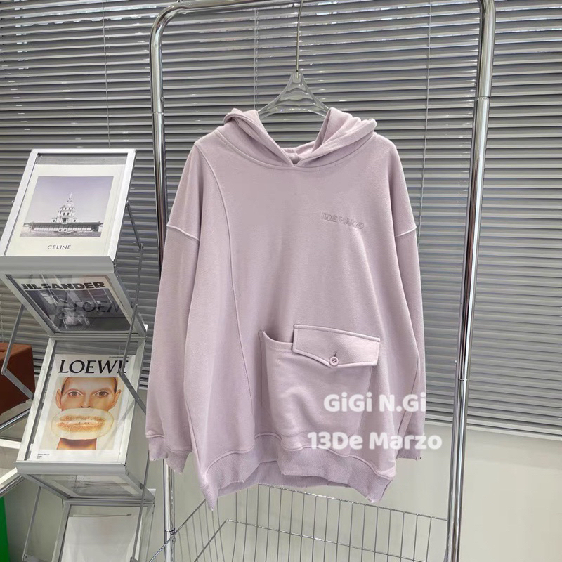 Áo Hoodie gấu cùng màu 13DE MARZO