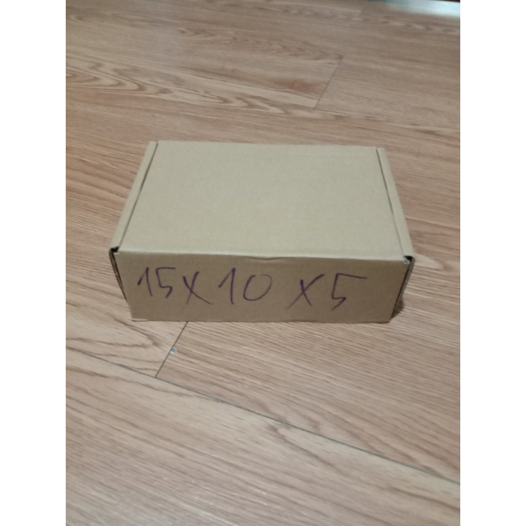 50 Hộp carton 15x10x5 nắp gài, nắp cài, âm dương liền thân