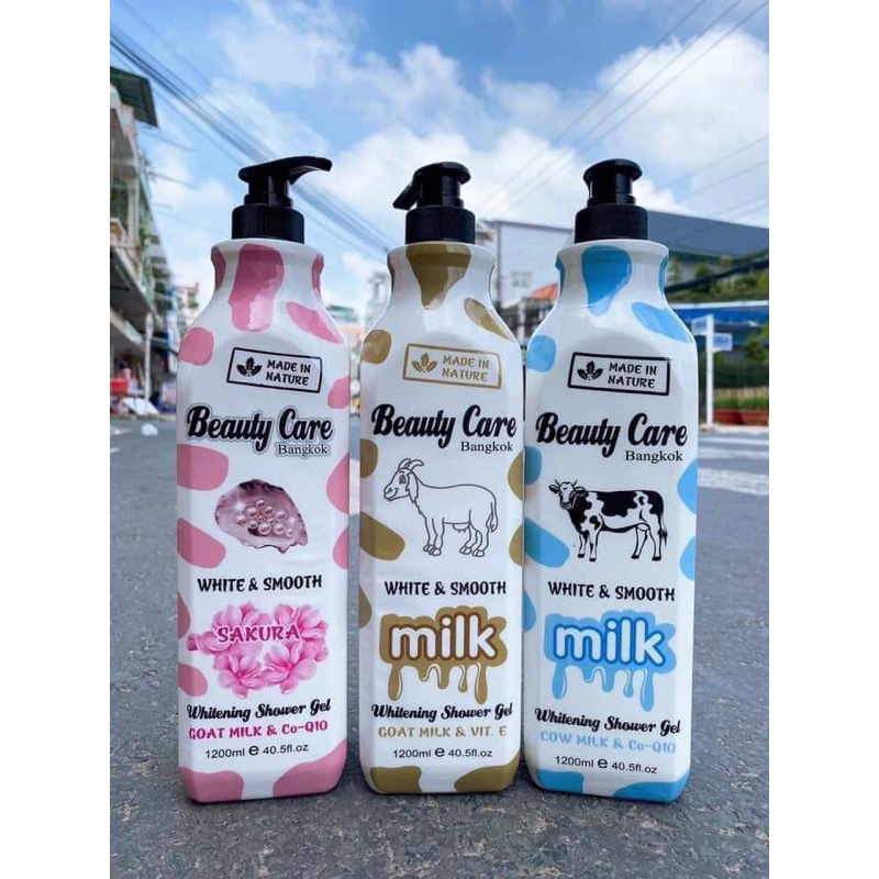 Sũa tắm con bò Thái 1200ml