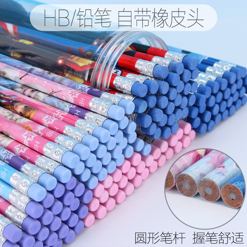 Hộp 30 bút chì HB/2B hoạt hình Disney cho bé tập viết