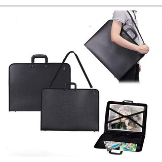 Cặp Đựng Tranh Vẽ Portfolio Màu Đen A3