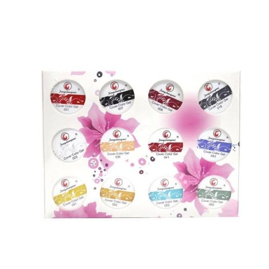Set gel vẽ Fengshangmei chính hãng 12 màu chất đặc vẽ cực thích- Beeshi shop nail