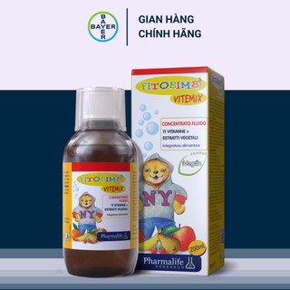 Siro Fitobimbi Vitemix Bổ Sung Vitamin Và Khoáng Chất Giúp Bé Phát Triển Toàn Diện Chai 200ml