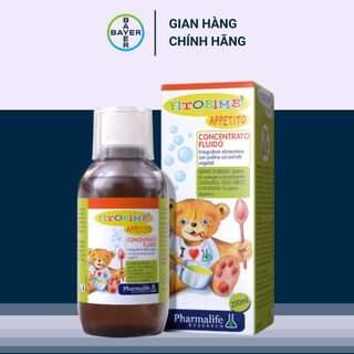 Siro Fitobimbi Appetito Ăn Ngon,Tăng Hấp Thu Dưỡng Chất Giúp Bé Ăn Ngon Mau Lớn Chai 200ml