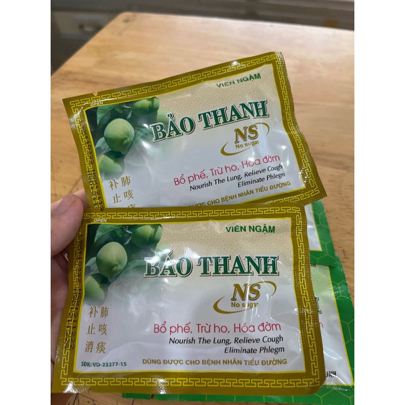 ✅ Viên Ngậm Giảm Ho Bảo Thanh / Hỗ Trợ Giảm Ho, Đau Rát Họng