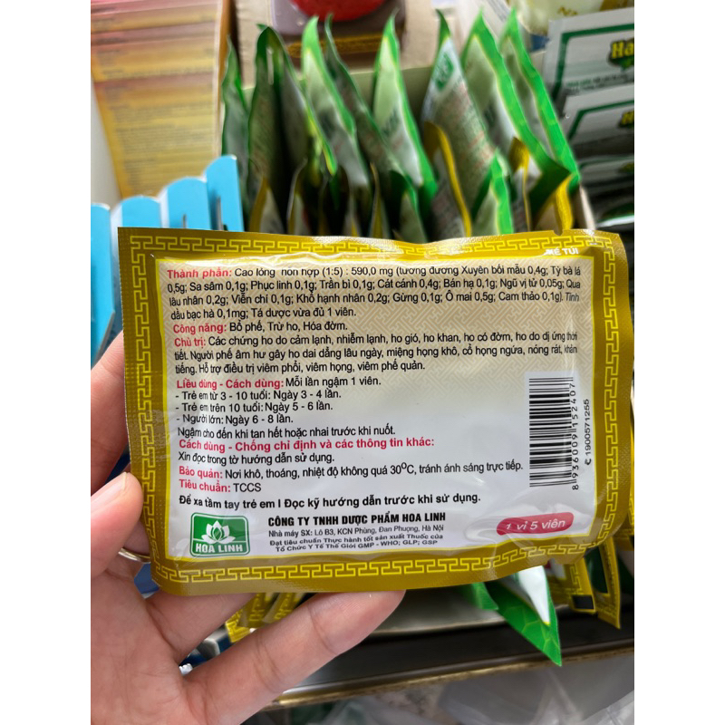 ✅ Viên Ngậm Giảm Ho Bảo Thanh / Hỗ Trợ Giảm Ho, Đau Rát Họng