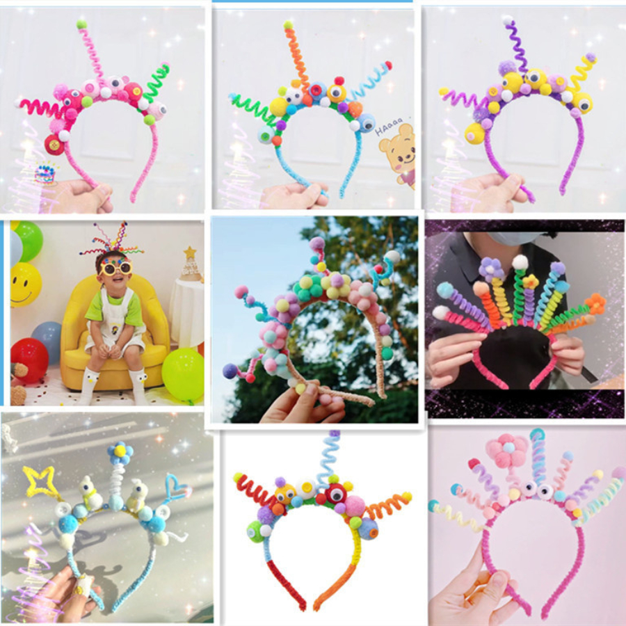 Xương bờm, phôi bờm tóc handmade, làm hoạt động thủ công, sáng tạo
