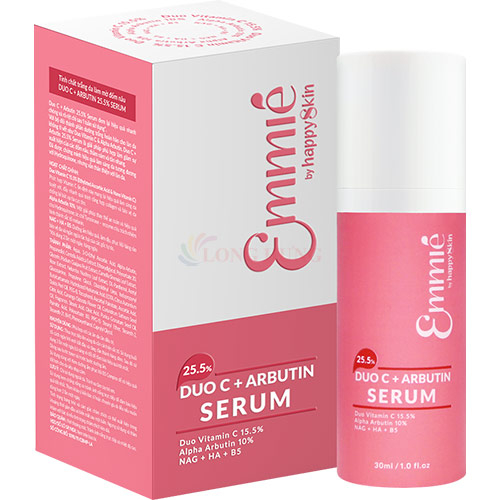 Tinh chất làm mờ đốm nâu, thâm nám Emmié Duo C + Arbutin 25.5% Serum (30ml)