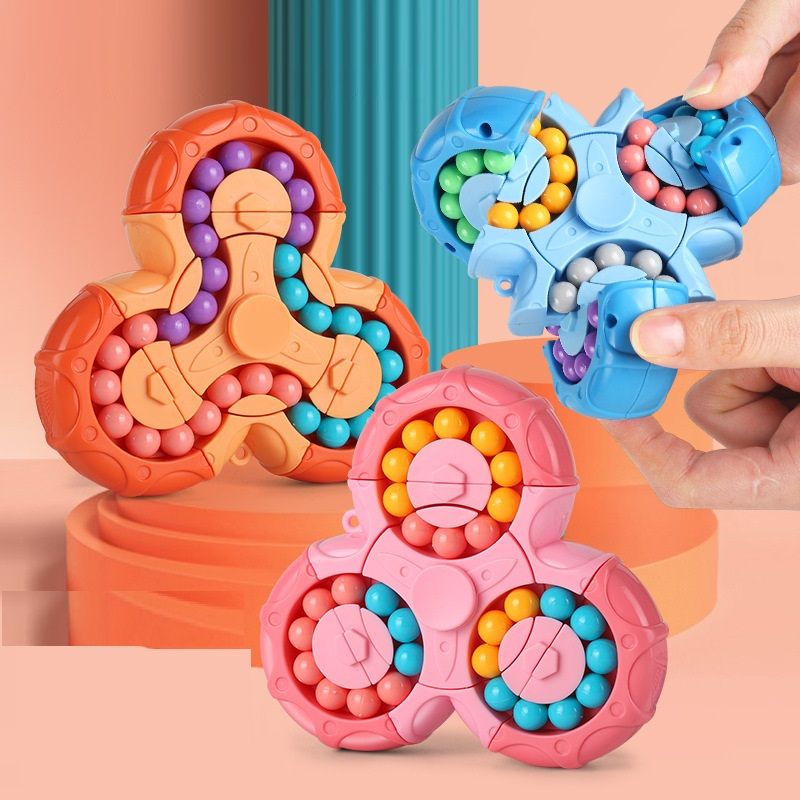 Rubik hạt đậu ma thuật 10 mặt, 6 mặt, 4 mặt, đồ chơi rubik kiểu mới giúp bé kiên trì, thông mình hơn