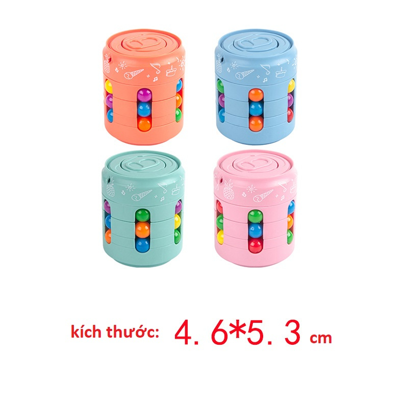 Rubik hạt đậu ma thuật 10 mặt, 6 mặt, 4 mặt, đồ chơi rubik kiểu mới giúp bé kiên trì, thông mình hơn