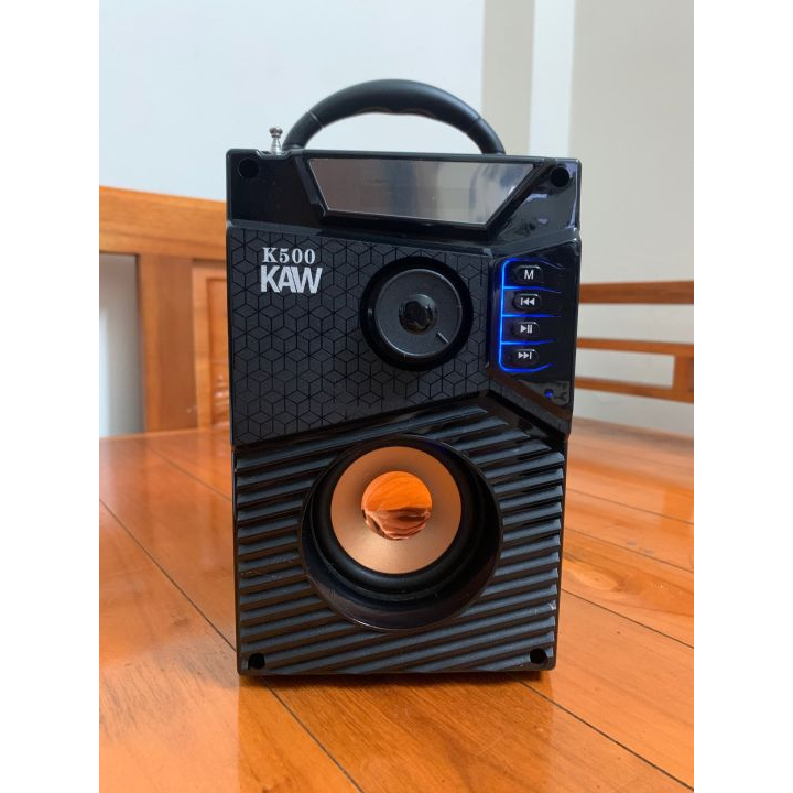 Loa Bluetooth Karaoke KAW K500 Tặng Kèm Mic, Loa Di Động Hát Karaoke Bluetooth Kiêm Trợ Giảng Độ Bền Cao