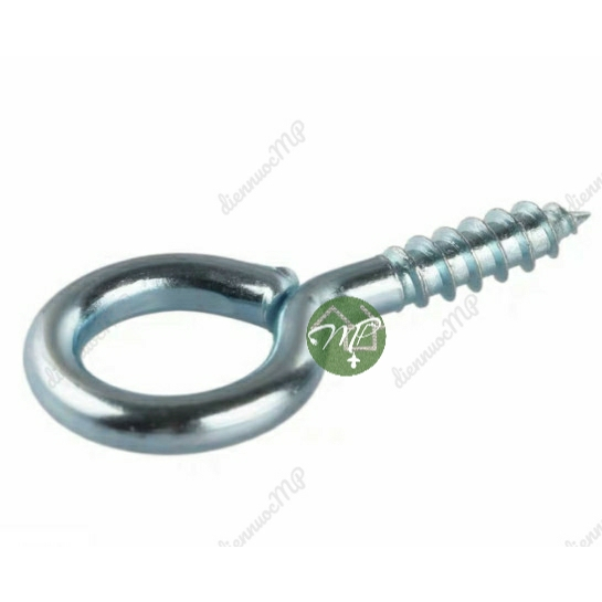 10CÁI khoen móc tròn vặn, khoen hàn, khoen tán, bulon khoen