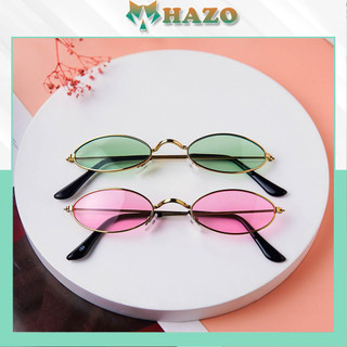 Mắt Kính Thời Trang 183 Hot Trend Oval Híp Sang Chanh Nhiều Màu - Hazo