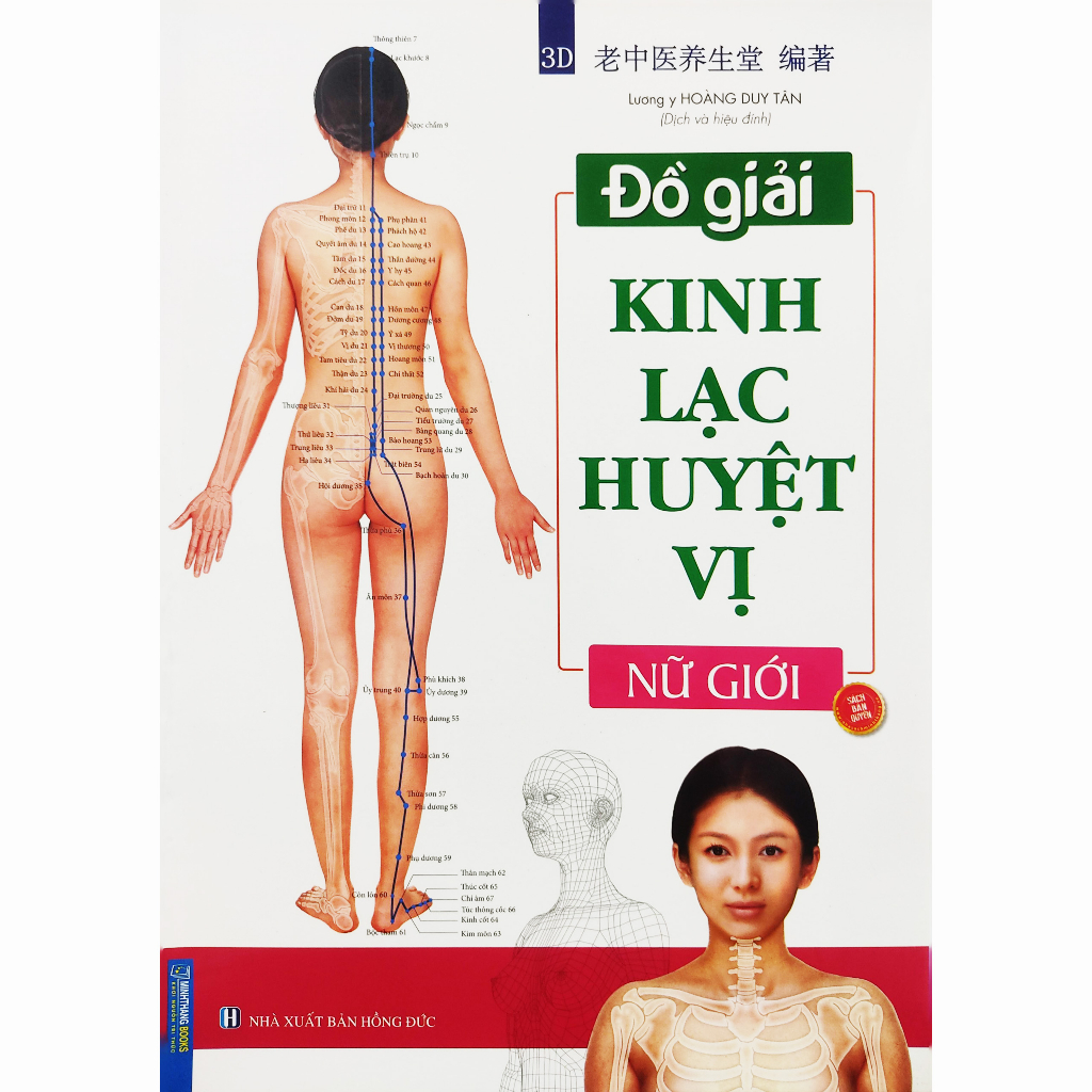 Sách - Đồ giải kinh lạc huyệt vị nữ giới Minh Thắng