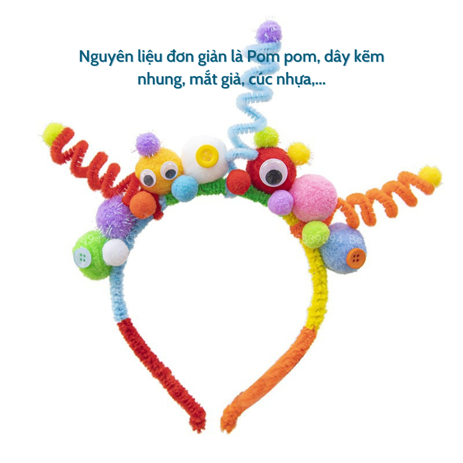 Xương bờm, phôi bờm tóc handmade, làm hoạt động thủ công, sáng tạo