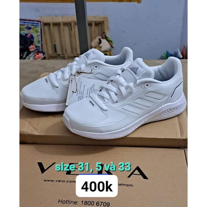 Giày Adidas Trắng/Đen