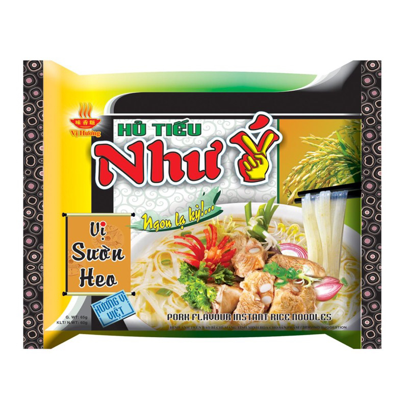 Thùng  Hủ Tiếu Sườn Heo Như Ý thùng 30 gói 60g