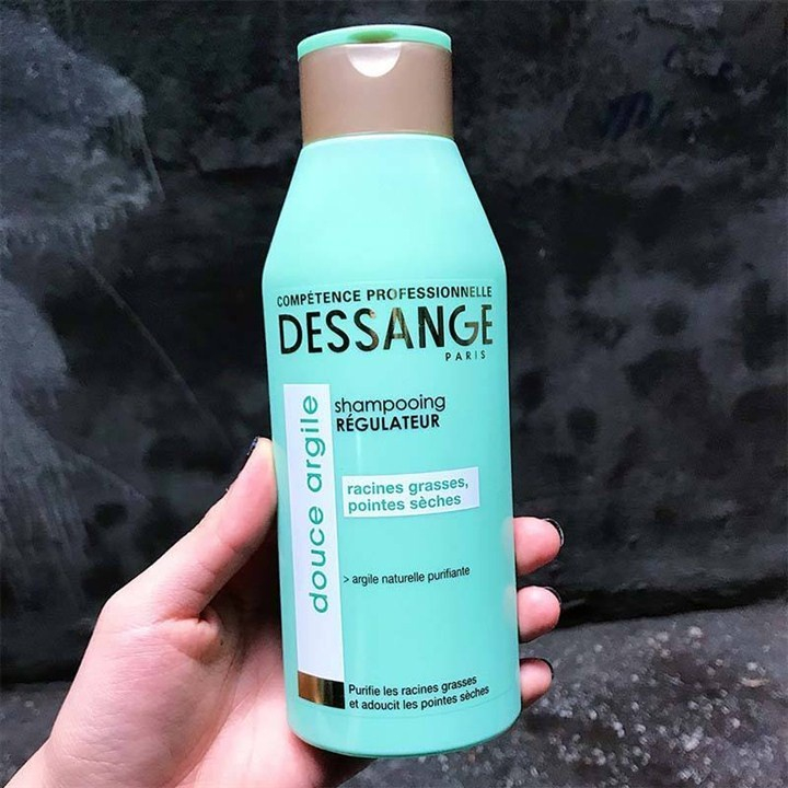 Dầu gội xanh Dessange Douce Argile 250ml, giúp làm sạch và làm mềm tóc
