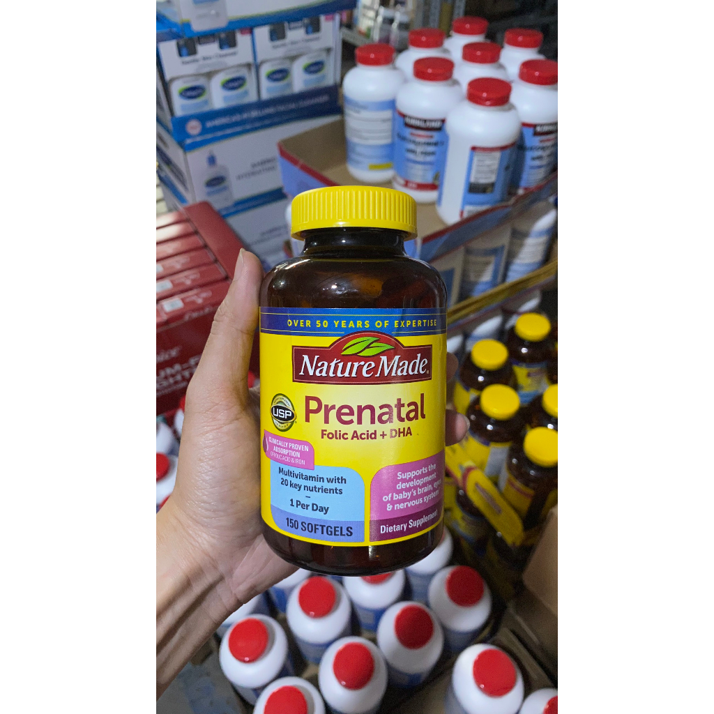 Viên uống Prenatal 150 viên - Natural Made HÀNG MỸ - DATE 10/24
