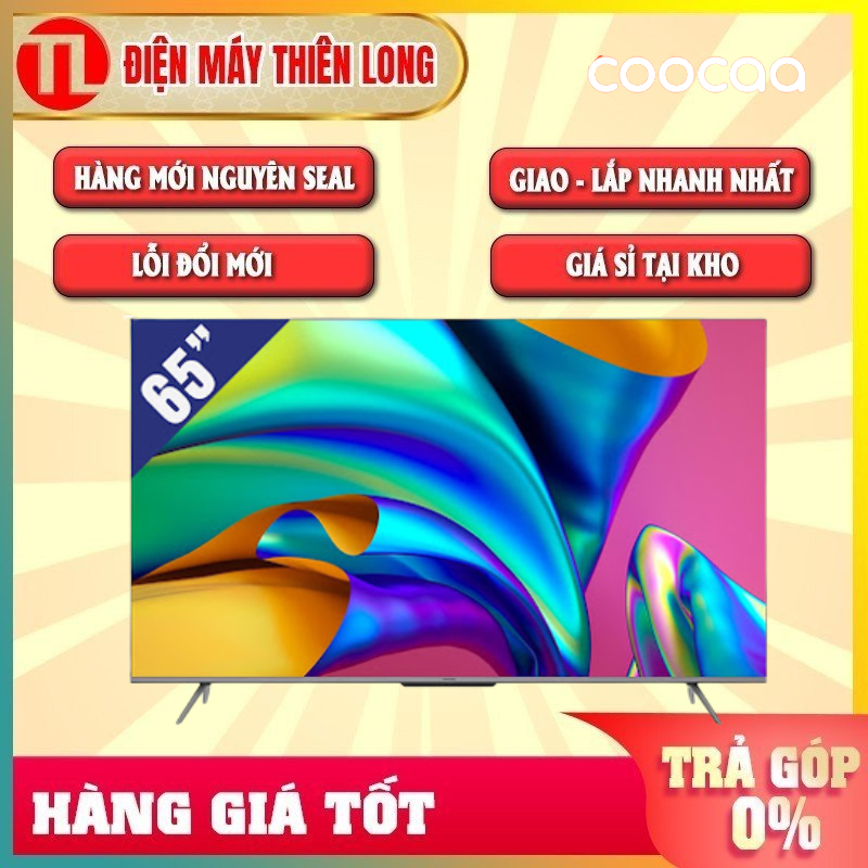 65Y72 PRO - Google Tivi Qled+Coocaa 65 Inch - 65Y72 PRO - giao miễn phí HCM
