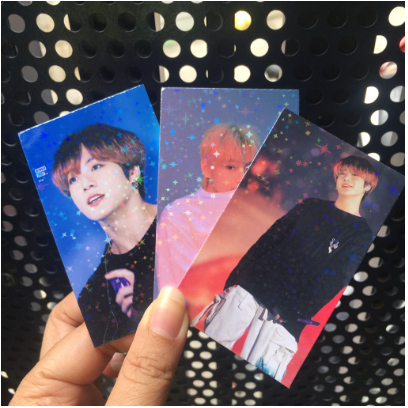 IN HÌNH - 100 card bo góc Hologram- Card in theo yêu cầu có hiệu ứng Hologram