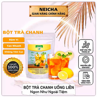 Bột trà chanh neicha/ bột trà hoa quả pha sẵn siêu nhanh thơm ngon chuẩn vị.