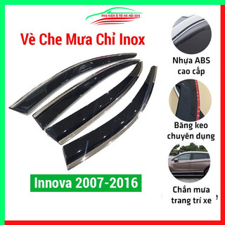 Vè che mưa cho xe Innova 2007-2016 chỉ Inox cao cấp