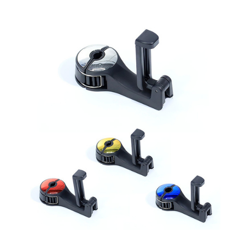 Móc treo đồ trên ô tô gài trước sau ghế kèm giá đỡ kẹp điện thoại trên xe